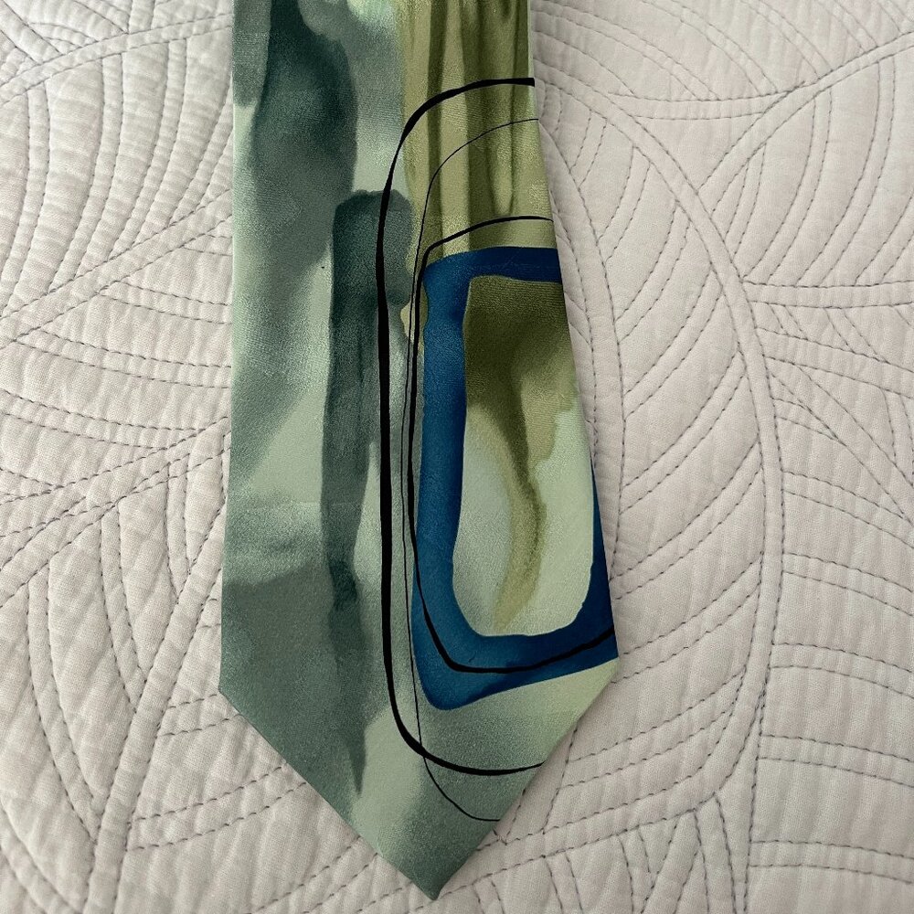 JERRY GARCIA 100% SILK 3D WARTHOG GLASSES COLLECTION 54 MEN'S TIE